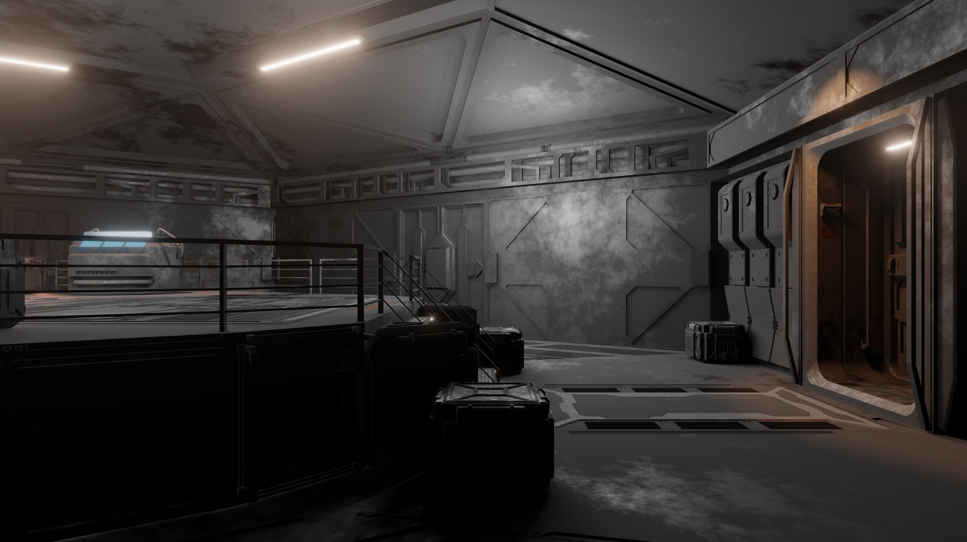 Control Room 3D Model - TurboSquid 2100340