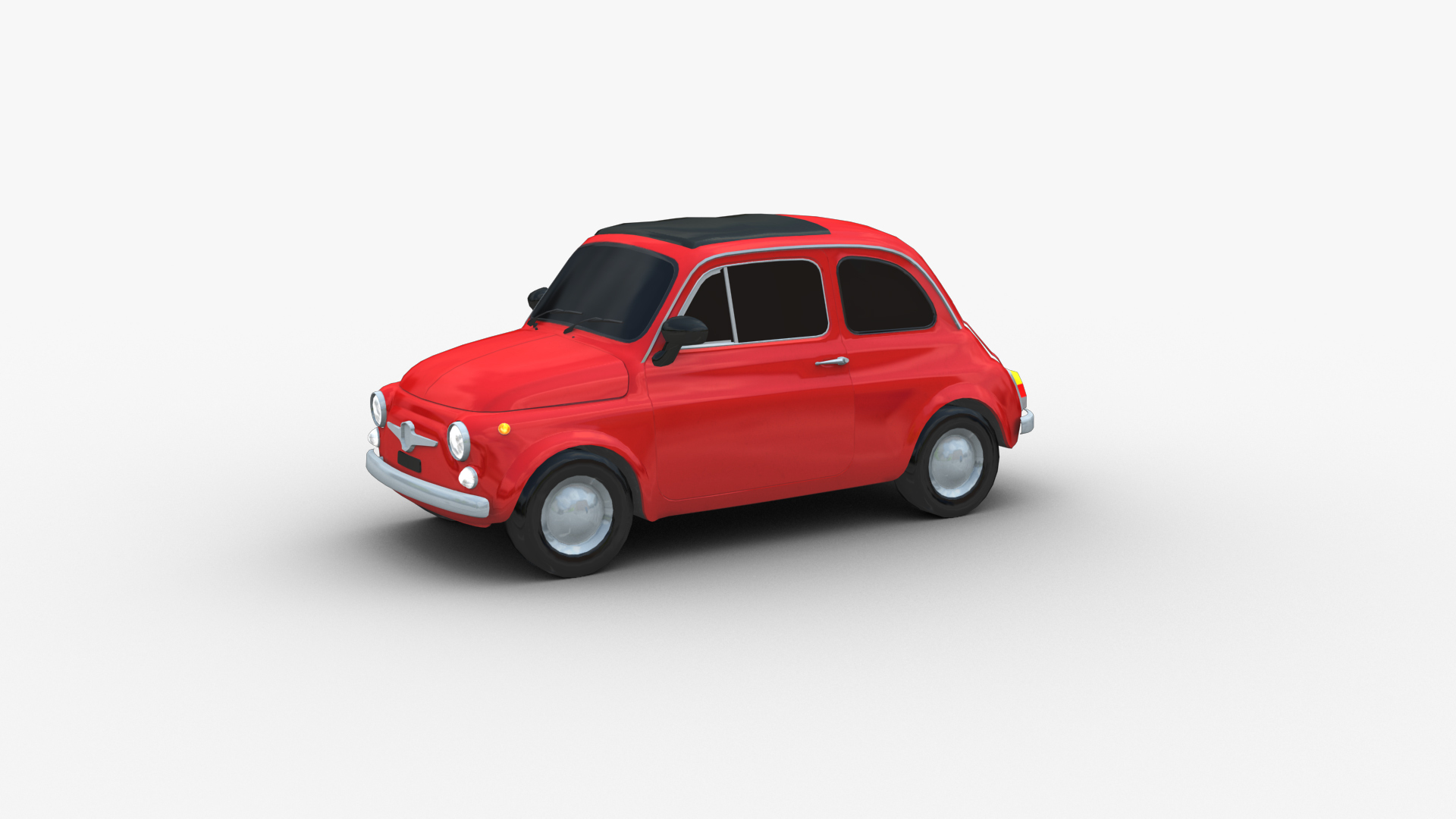 Fiat 500 Classic Model - TurboSquid 2156200