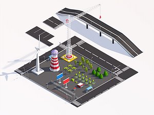 3D city elements