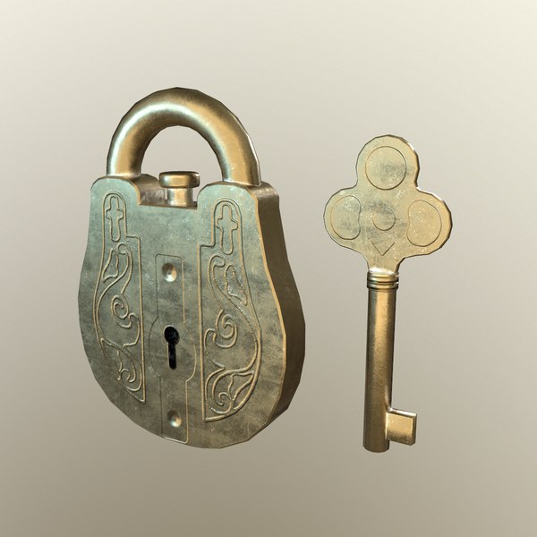 3D lock mockup - TurboSquid 1690281