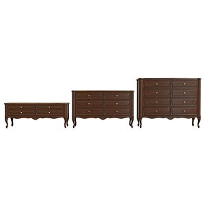 uvw chest drawers 3D