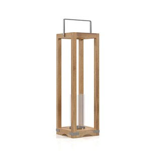 Open Wood Hurricane Lantern PBR