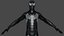 3D Spiderman Black Suit