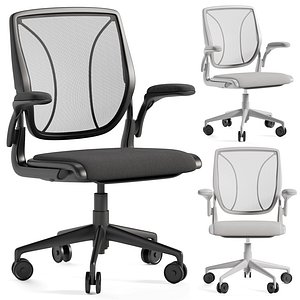 Diffrient world task chair 3D model