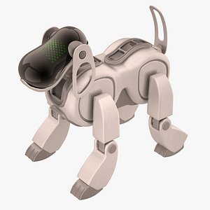 3d aibo dog sony
