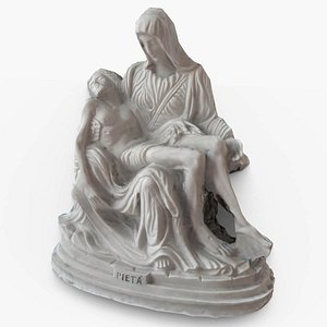 3D Jesus and Mary Sculpture