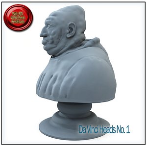obj da vinci heads 1