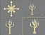 Candelabros de latón