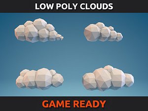 clouds ready games 3d model