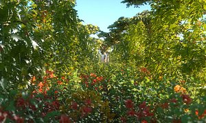 Animated Italian Plantation 3D model
