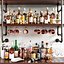 Shelves with alcohol Bar