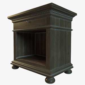 3ds max st james open nightstand