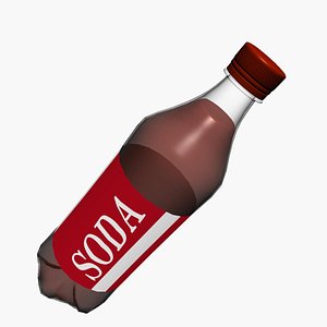 Plastic soda bottle