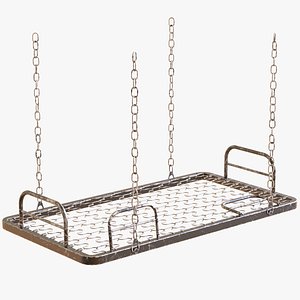 3D model Hanging Camp Bed