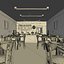 Café Restaurant Extérieur et Intérieur