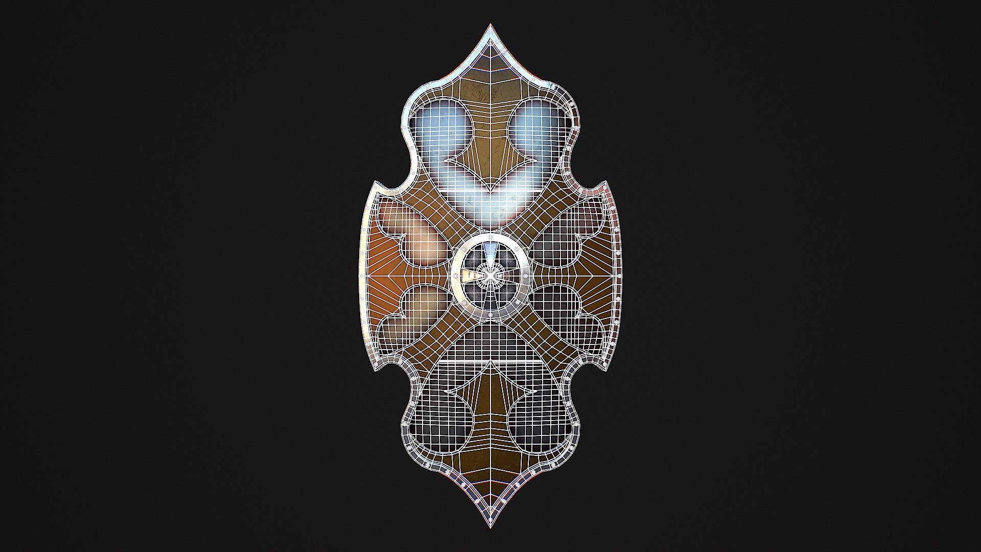 Fantasy Shield 4 3D Model - TurboSquid 2358239