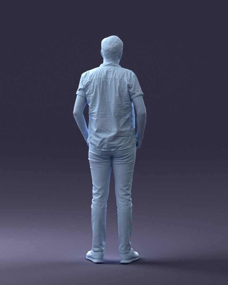3D Scanned Human Looking Model - TurboSquid 1521485