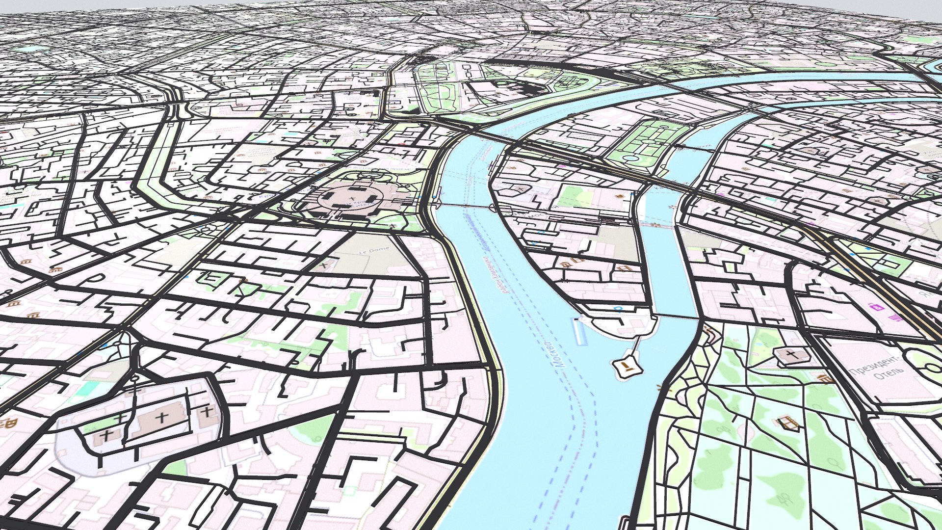 3D The Garden Ring Moscow Streets And Roads - TurboSquid 2403362