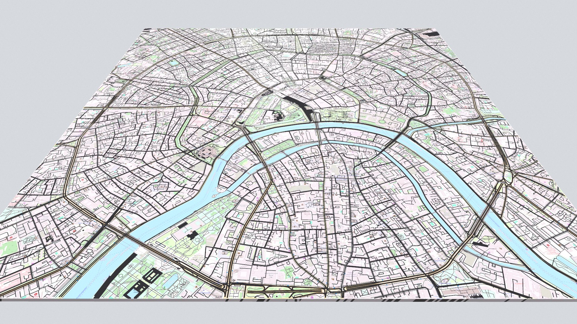 3D The Garden Ring Moscow Streets And Roads - TurboSquid 2403362