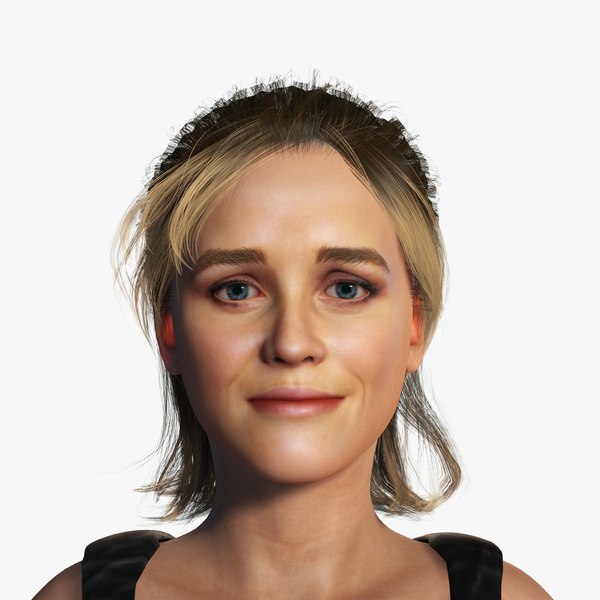 Reese Witherspoon Rigged model ready for animation 3D