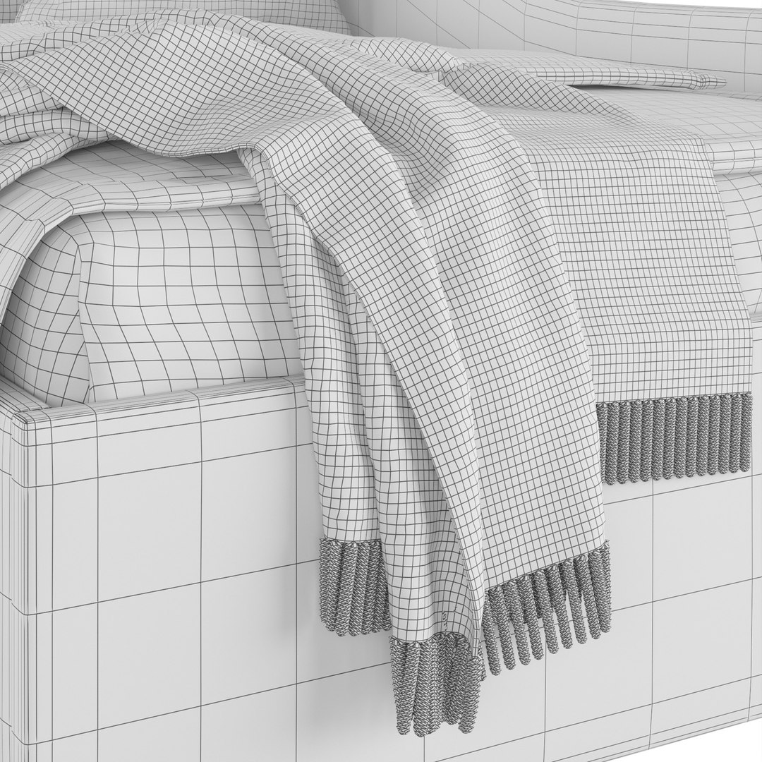 3D Model Bed Loria 90 - TurboSquid 2293013