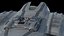 Futuristic Spaceship Transporter Rigged for Maya