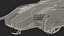 Futuristic Spaceship Transporter Rigged for Maya