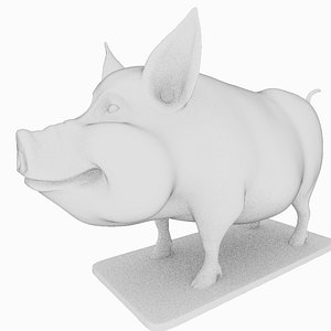 3D Pig Print model
