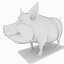 3D Pig Print model