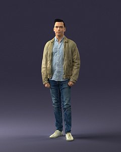 man casual clothes model