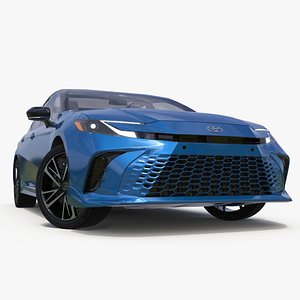 Camry 2025 Hybrid Ocean Gem Rigged for Maya