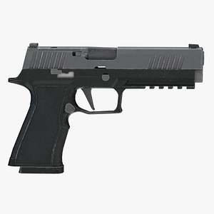 P320-XTEN Pistol Low Poly PBR Realistic