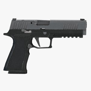 P320-XTEN Pistol Low Poly PBR Realistic