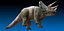 jurassic triceratops dinosaur 3D model