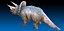 jurassic triceratops dinosaur 3D model