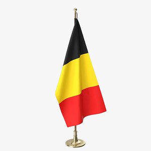 3D belgian office flag