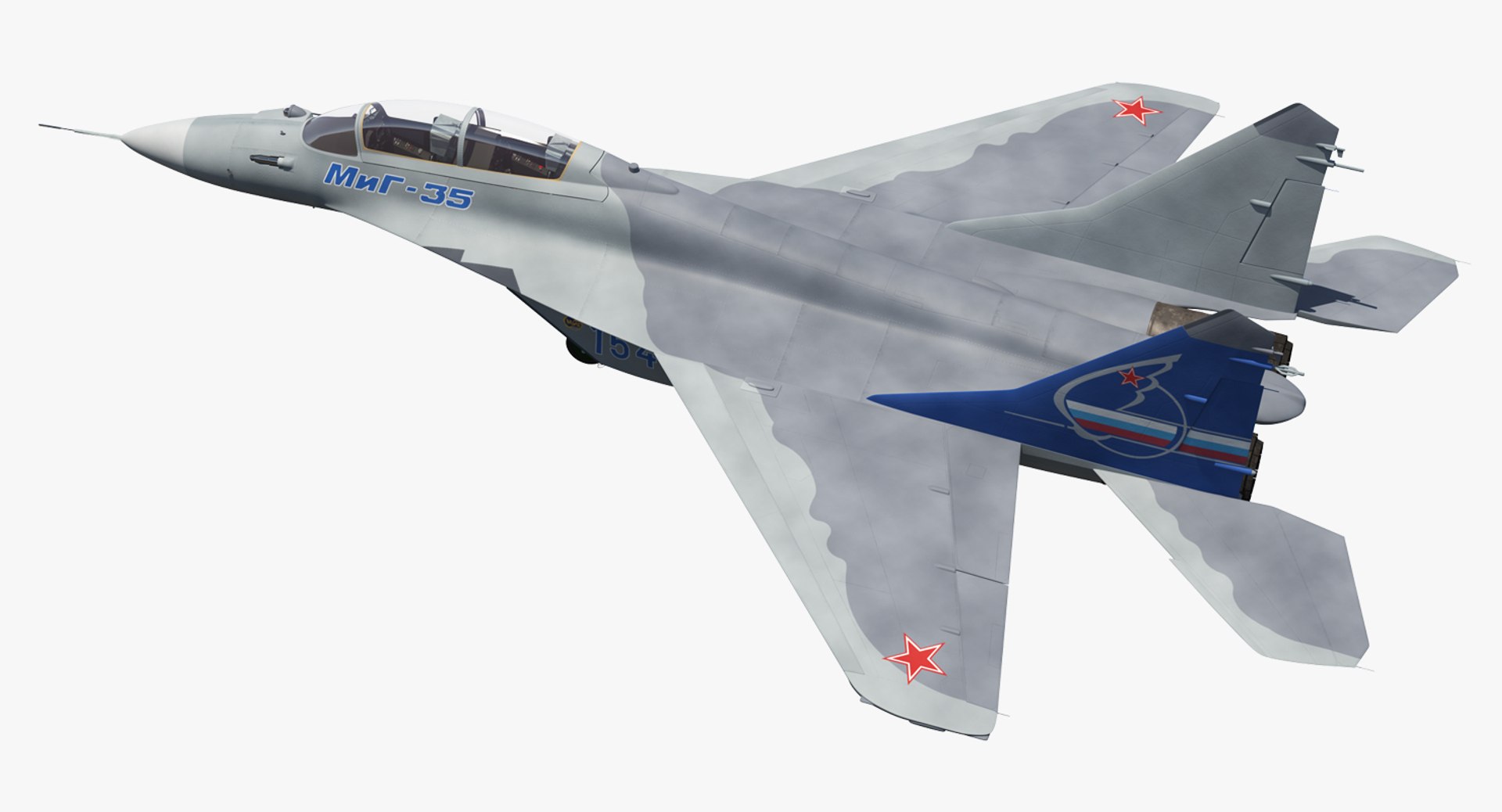 Russian Military Aircraft Collection 3D model https://p.turbosquid.com/ts-thumb/nL/EA5kCF/uy68VyGv/fightermikoyanmig35orfulcrumfmb3dmodel001/jpg/1648880058/1920x1080/fit_q87/2a9b68dae51e2230de5f3ff7cd86ecb4aeaa2cc1/fightermikoyanmig35orfulcrumfmb3dmodel001.jpg