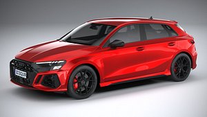 3D Audi RS3 2022 model