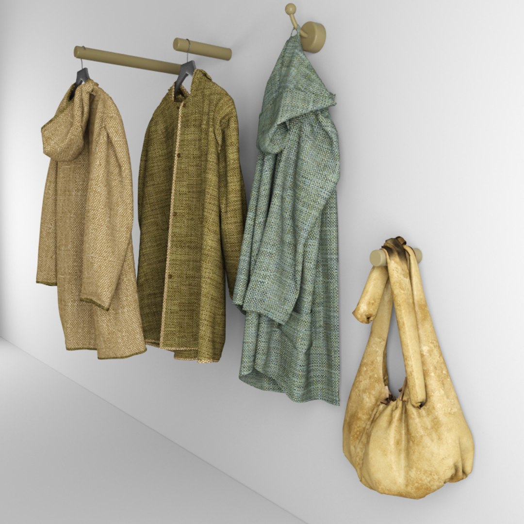 coat hanger bag 3d model