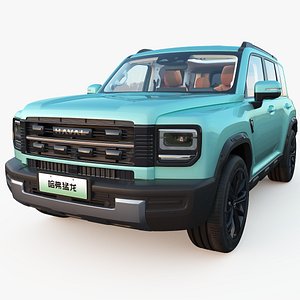 3D model 2026 GWM HAVAL V7 Raptor PHEV Hi4T with interior