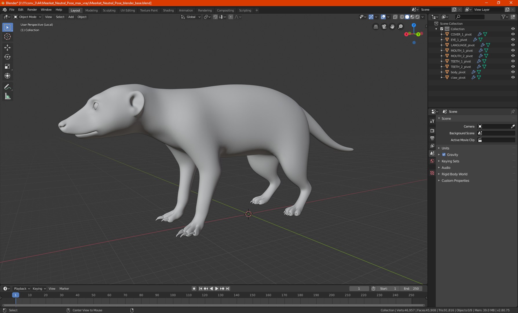 Meerkat Neutral Pose model https://p.turbosquid.com/ts-thumb/nL/QAlS0J/xr/meerkatneutralpose3dsmodel030/jpg/1656073791/1920x1080/fit_q87/a11ca4415864a4fb35ac4a7664c8a3fed929ac09/meerkatneutralpose3dsmodel030.jpg