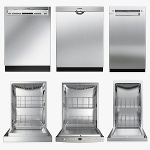 3D Bosch Dishwasher Collection