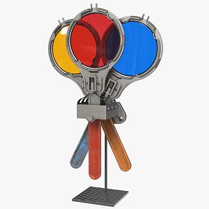 3D model Subway Signal Semaphore