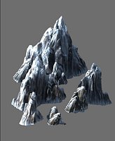 mountain 3D model   104