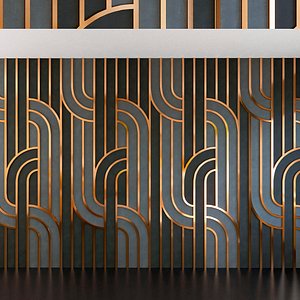 3D Wall Panel Set 205