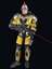 Cartoon Rigged Sci-Fi Yellow Soldier-Man 캐릭터 3D 모델