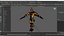 Cartoon Rigged Sci-Fi Yellow Soldier-Man 캐릭터 3D 모델