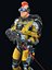 Cartoon Rigged Sci-Fi Yellow Soldier-Man 캐릭터 3D 모델