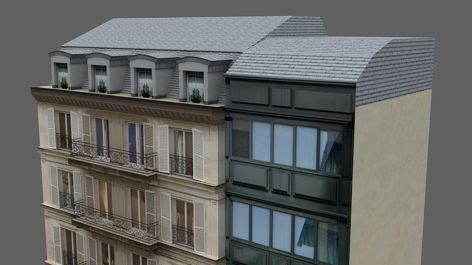 typical paris building 02 3D https://p.turbosquid.com/ts-thumb/nL/jZxtjB/6ql7xoyx/010005/jpg/1609680021/1920x1080/fit_q87/5d36cfd452f0752f6d0416a9822e8dc8fecfd283/010005.jpg