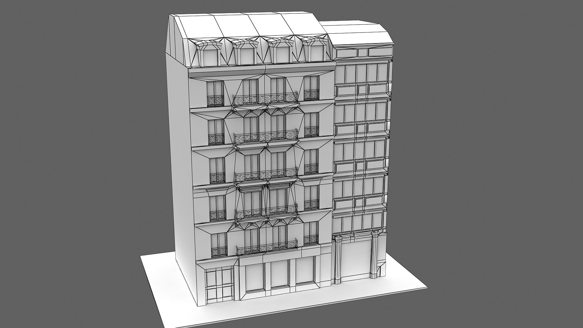 typical paris building 02 3D https://p.turbosquid.com/ts-thumb/nL/jZxtjB/G67wbxXU/wire_010003/jpg/1609680022/1920x1080/fit_q87/3392d62d01bef3fe54fef15f4af5ed1dcaa1b33a/wire_010003.jpg